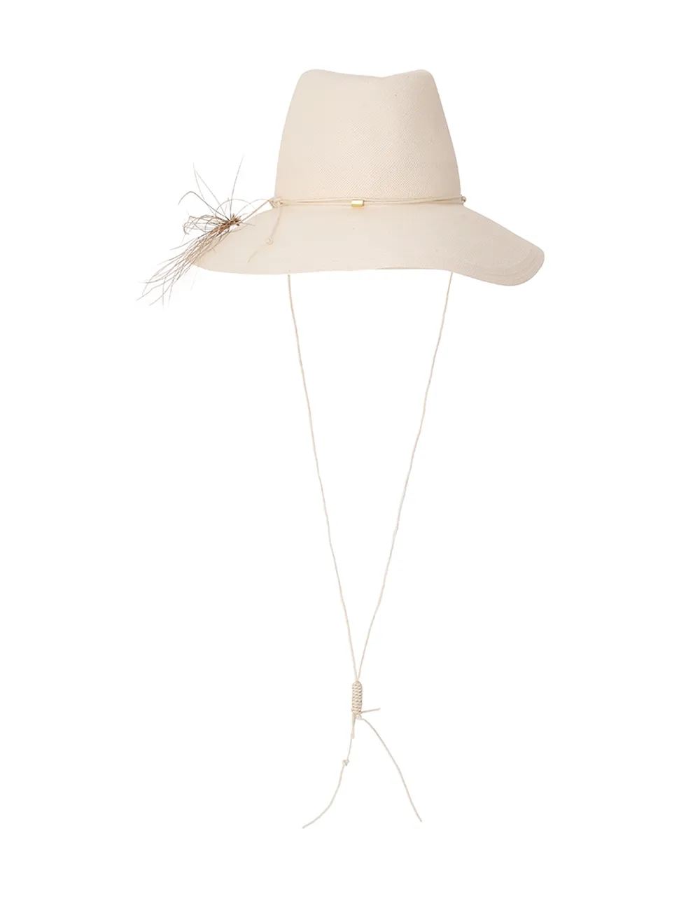 Glazed Straw Collapsible Hat 